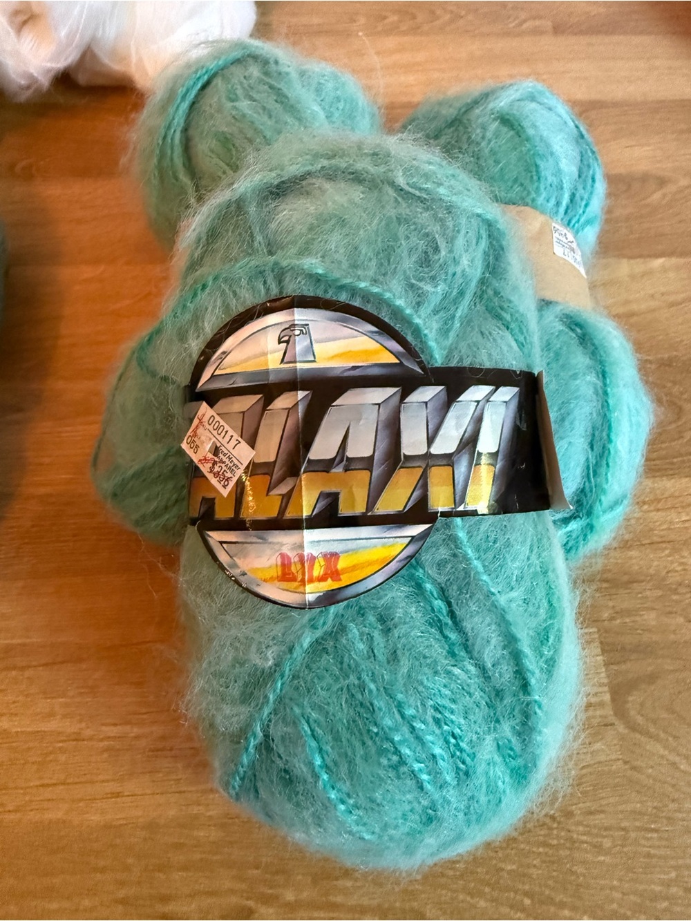 Vintage 50g Skeins Galaxi Turquoise Acryl Polyamid Falk Yarn Sweden Spain